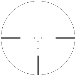 Lunette de visée 2.5-10x44 HUNTER tube 30mm DIGITAL OPTIC - Réticule lumineux rouge