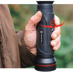 HIKMICRO FALCON FQ50L 2.0 - Monoculaire de vision thermique avec télémètre laser intégré + Jumelles 8x42 offertes !