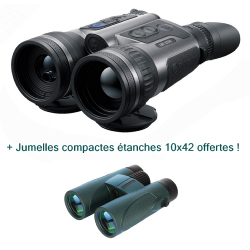 PULSAR MERGER XT50 LRF - Jumelles de vision thermique avec télémètre laser intégré + Jumelles 10x42 offertes !