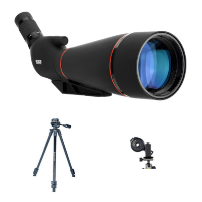 KIT Digiscopie avec longue vue 25-75x100 DIGITAL OPTIC + trépied VESTA 203AP + adaptateur photo smartphone VANGUARD