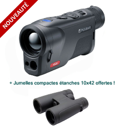 PULSAR ORYX LRF XG35 - Monoculaire de vision thermique avec télémètre laser + Jumelles 10x42 offertes !