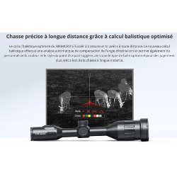 HIKMICRO STELLAR SH35L 3.0 - Lunette de vision thermique avec télémètre laser intégré + Jumelles 8x42 offertes !