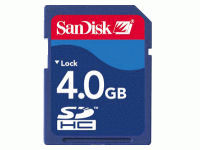 Carte mémoire SD CARD 4 Go high Speed