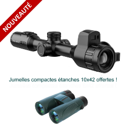 HIKMICRO STELLAR SQ35L 3.0 - Lunette de vision thermique avec télémètre laser intégré + Jumelles 10x42 offertes !