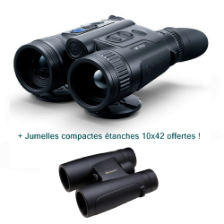 Jumelles caméra thermique avec télémètre laser PULSAR  MERGER XP35 LRF  + Jumelles 10x42 offertes !