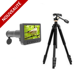 KIT DIGITAL OPTIC longue-vue num�rique 50x avec �cran + Tr�pied TQ338 360�
